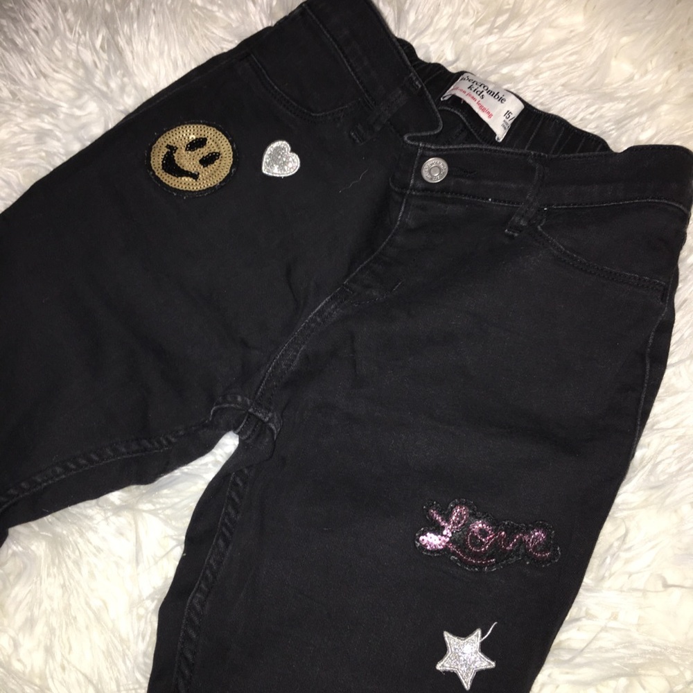 Abercrombie kids girls jean leggings